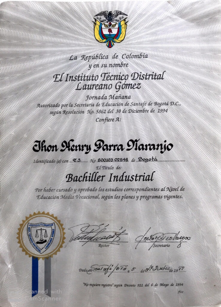 COMPRAR TITULOS DE BACHILLER